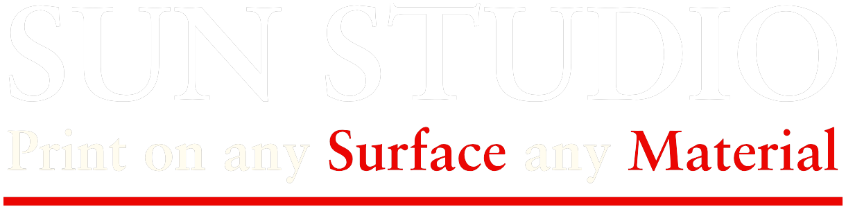 Sun Studio Dubai — print on any surface, any material