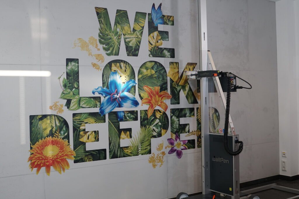 Custom direct wall prints for bold interiors