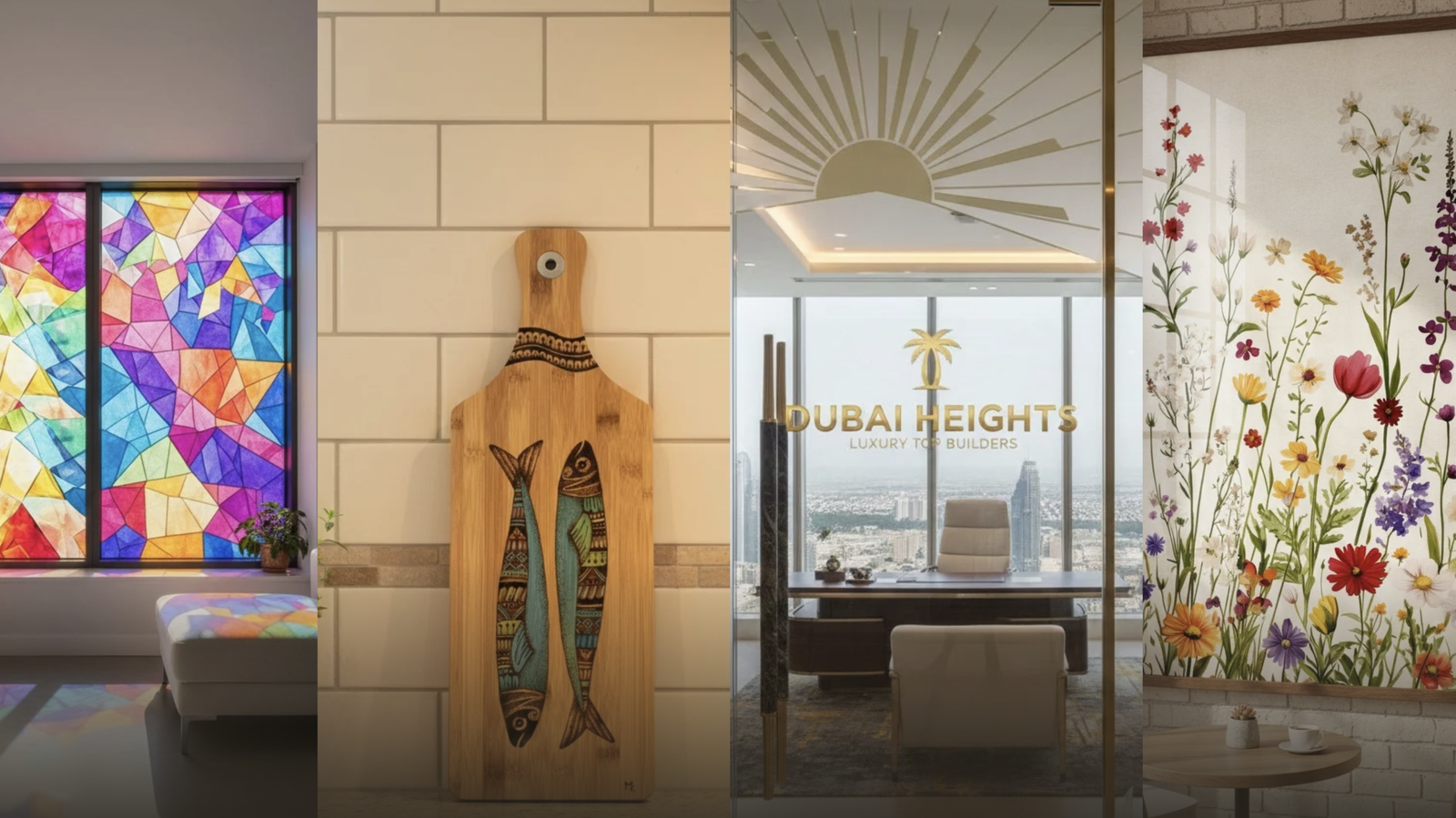 Custom glass and acrylic prints for modern displays