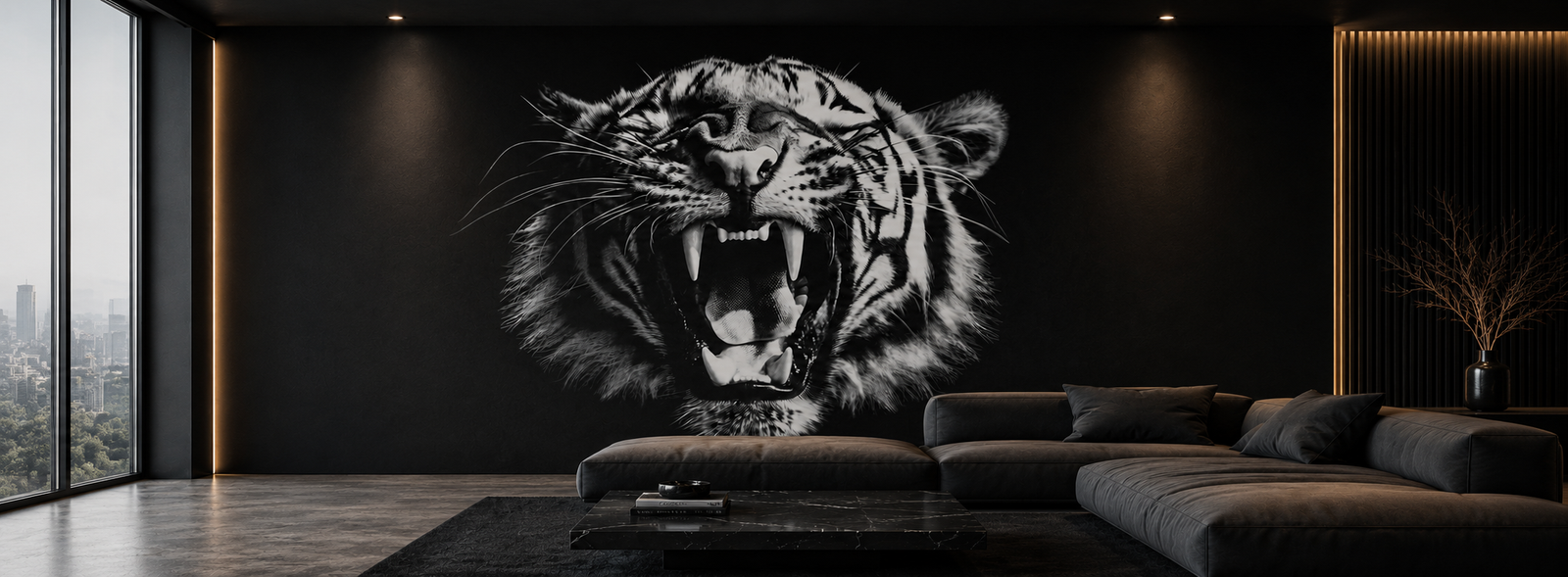 Direct wall printing with high resolution artwork printed directly onto interior walls using premium UV technology.